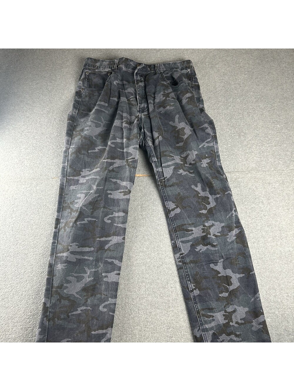 Size 38x34 akademiks Camo Blue Embellished Capri‎ Casual Pants